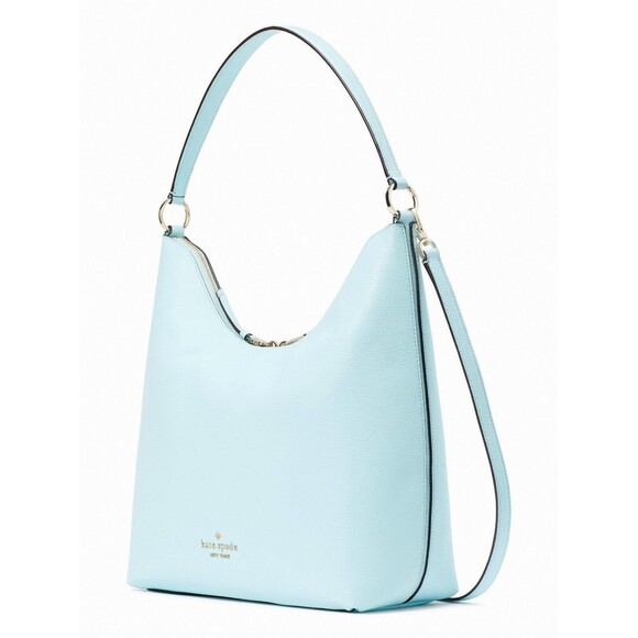 New Kate Spade Zippy Shoulder Bag Pebble Leather Perfect Pool - Picture 2 of 4